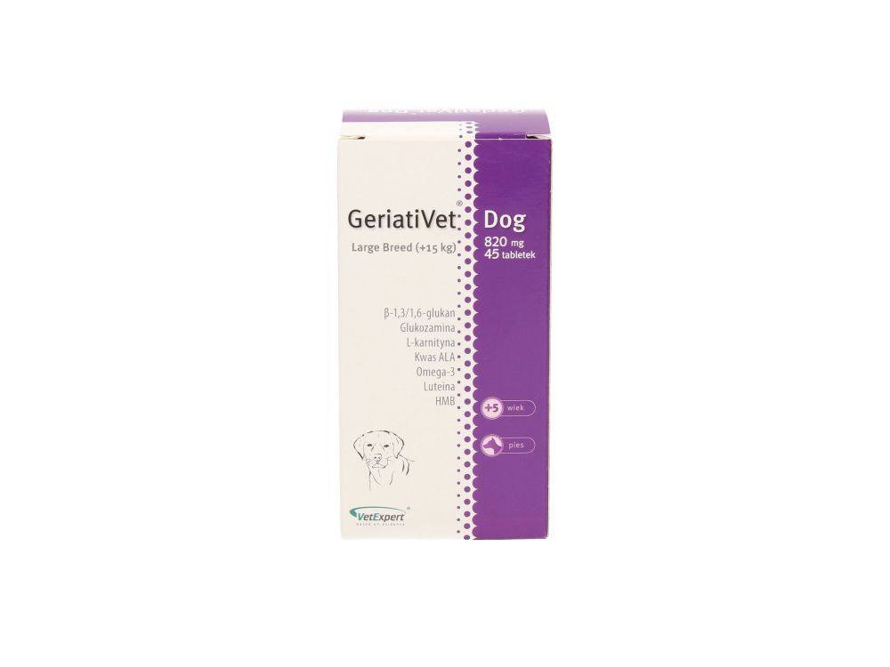 GERIATIVET DOG LARGE BREED 45 TAB.