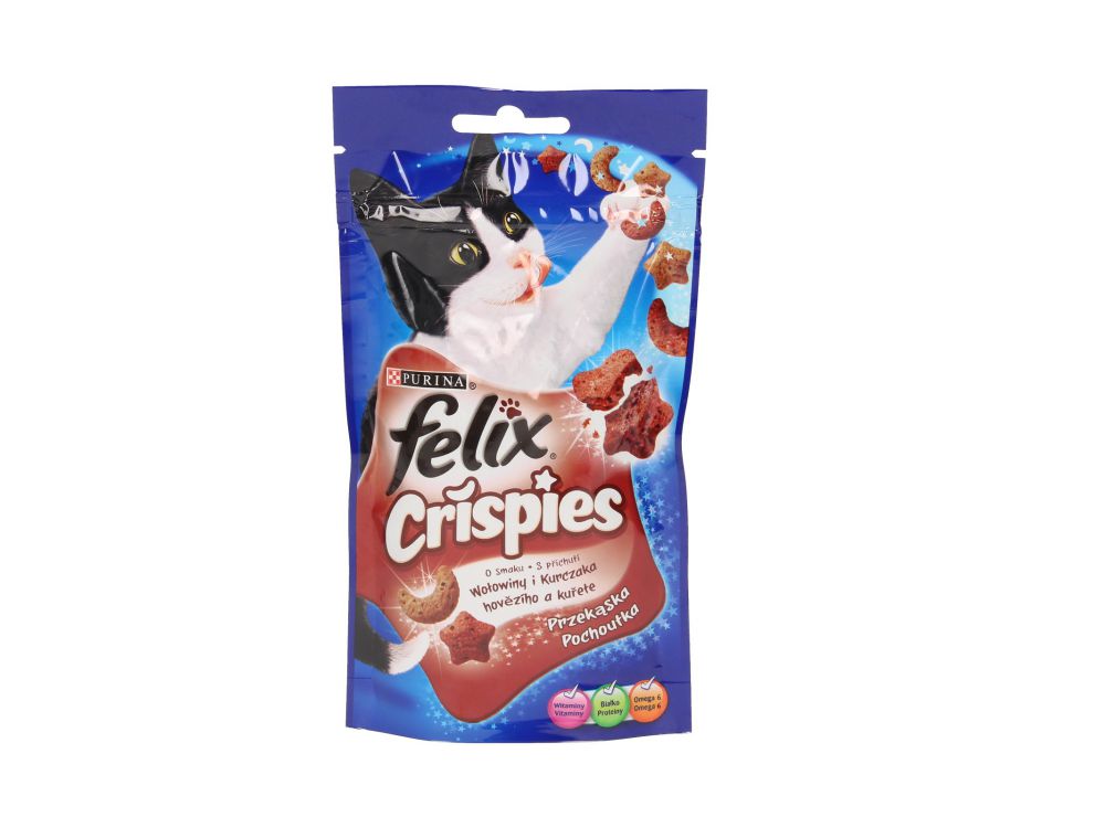 FELIX PRZYSMAK DLA KOTA CRISPIES WOŁOWINA/KURCZAK 45G 12427074