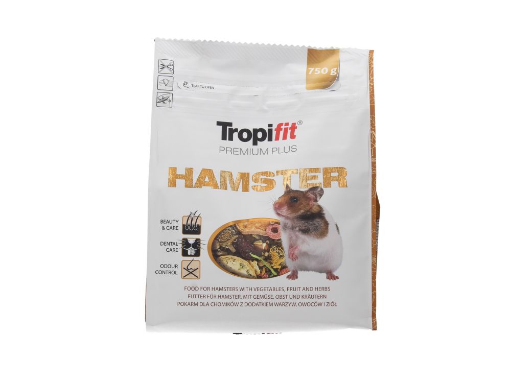 TROPIFIT POKARM PREMIUM PLUS HAMSTER DLA CHOMIKA 750G   50412