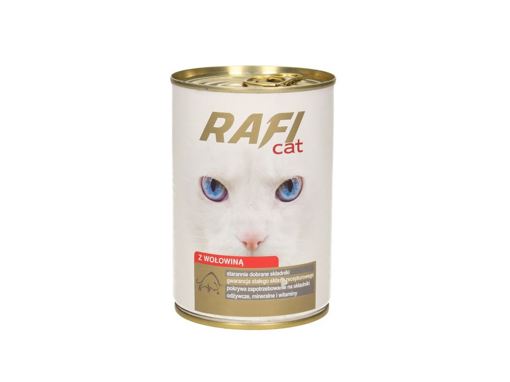 RAFI CAT PUSZKA 415G Z WOŁOWINĄ W SOSIE