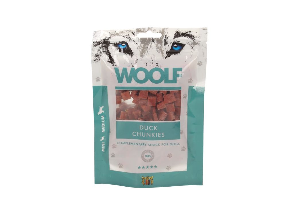 WOOLF PRZYSMAK DUCK CHUNKIES 100G