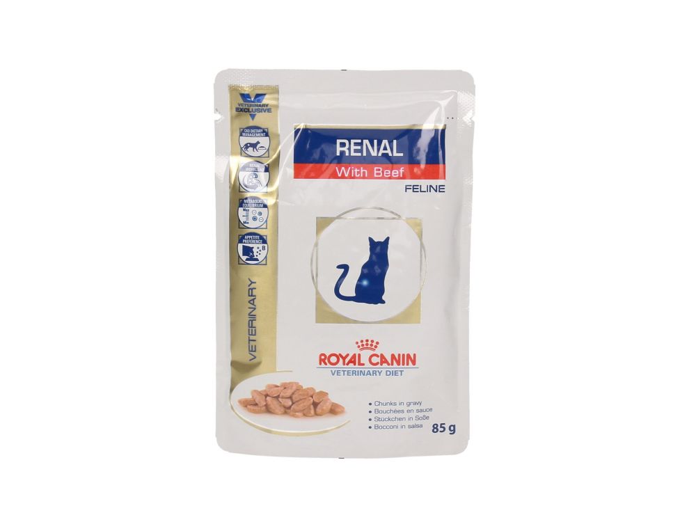 ROYAL CANIN CAT RENAL BEEF 85 G SASZETKA