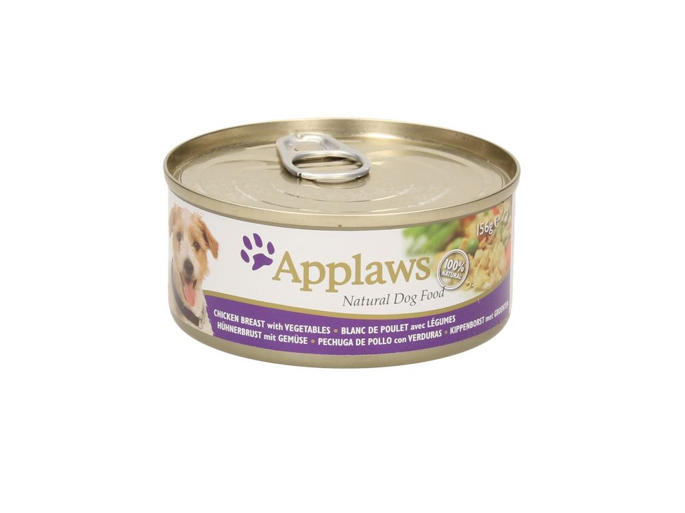 APPLAWS PUSZKA PIES 156G KURCZAK, WARZYWA W ROSOLE