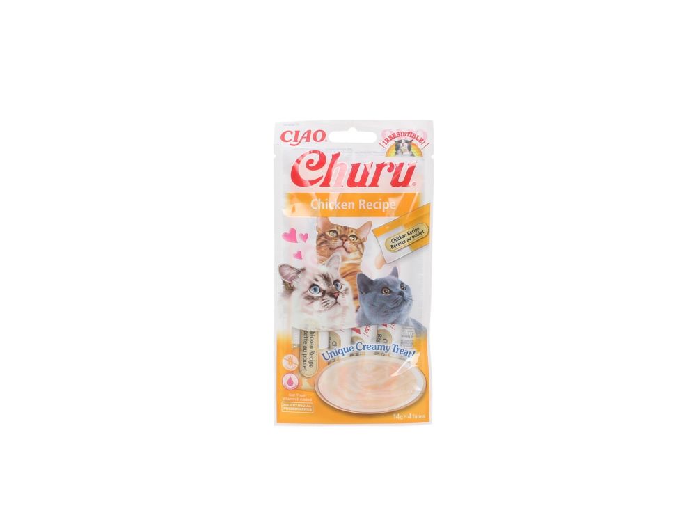 INABA CAT CHURU CHICKEN RECIPE 4X14G EU103