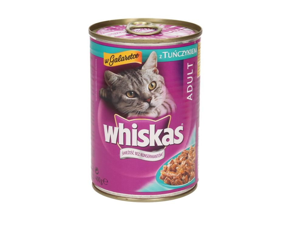 WHISKAS PUSZKA TUŃCZYK W GALARECIE 400 G