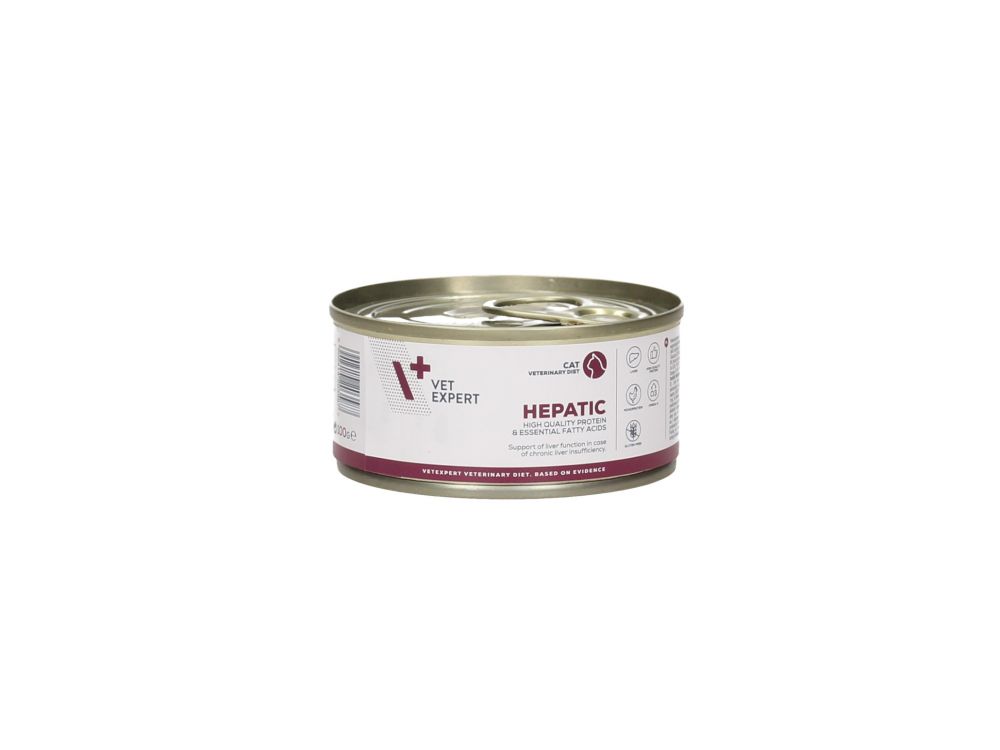 4T VETERINARY DIET CAT HEPATIC 100 G PUSZKA