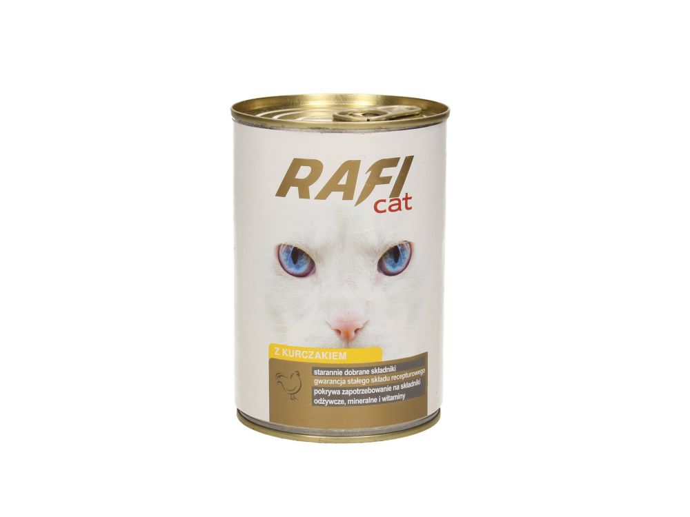 RAFI CAT PUSZKA 415G Z DROBIEM W SOSIE