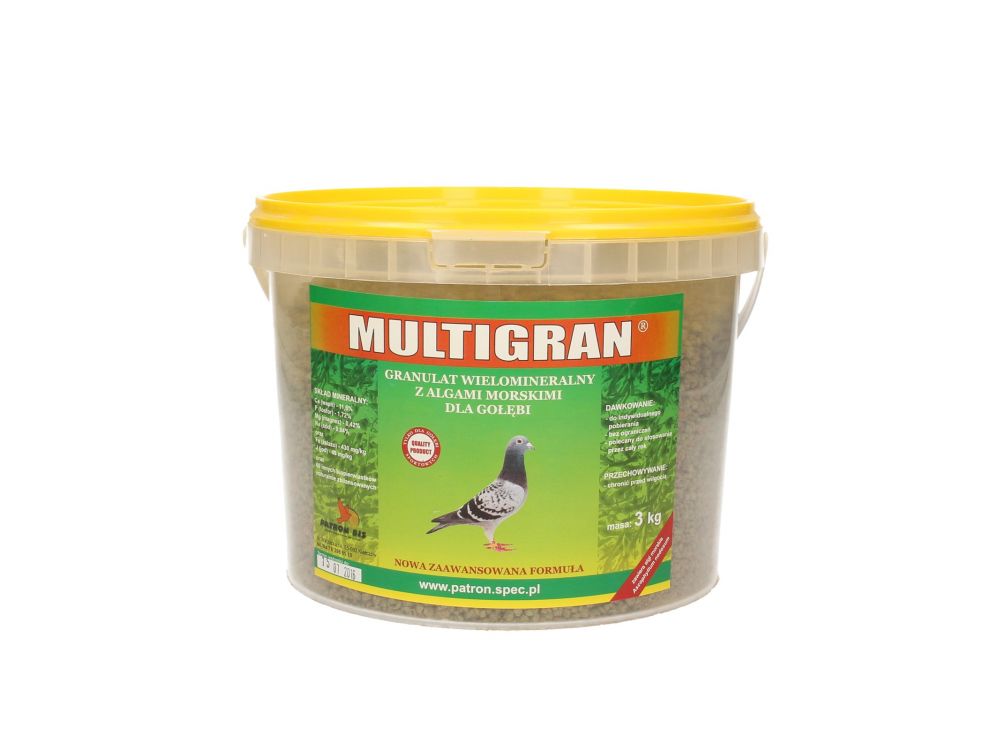 PATRON MULTIGRAN 3 KG (GRANULAT WIELOMIN.Z ALGAMI MORSKIMI)