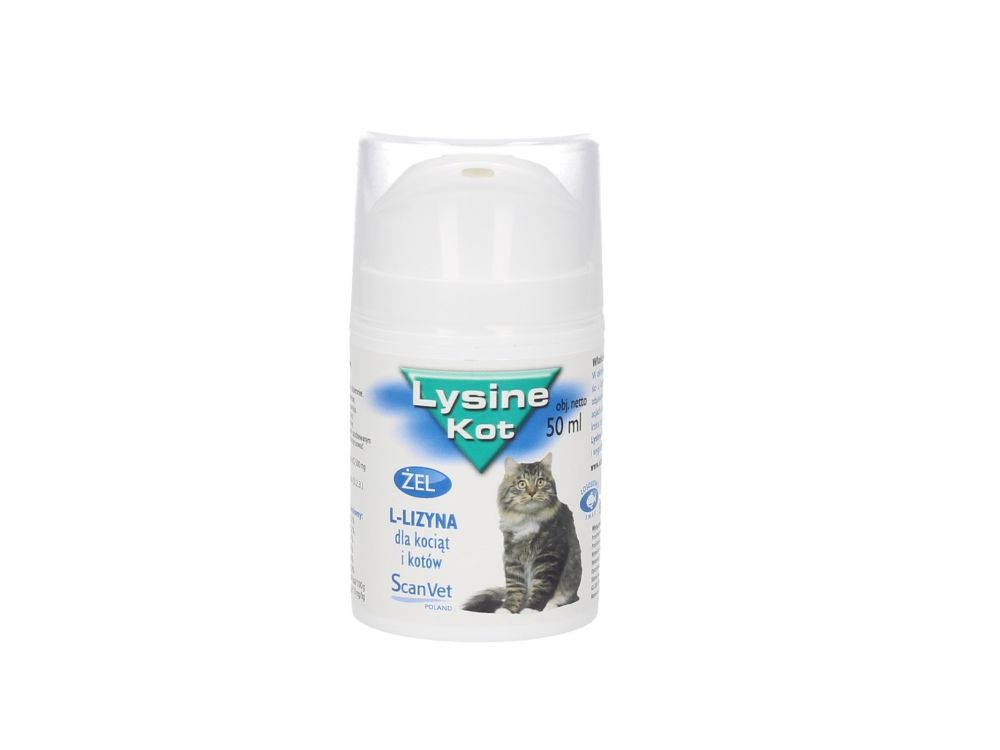 LYSINE KOT ŻEL 50 ML.