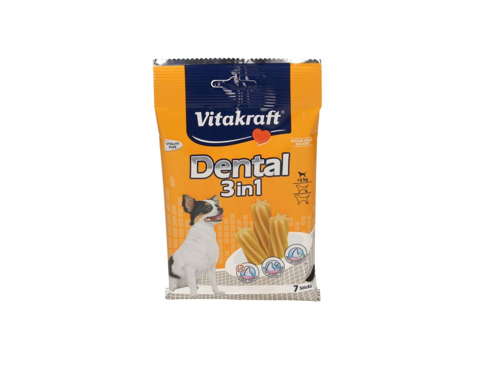 VITAKRAFT PRZYSMAK DLA PSA DENTAL STICK DLA RAS MINIATUROWYCH 70G 7SZT. 0914