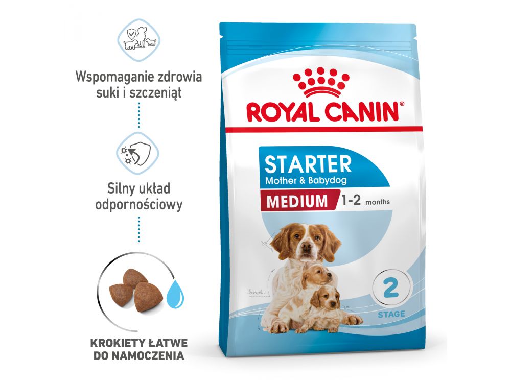 ROYAL CANIN DOG MEDIUM STARTER MOTHER & BABYDOG 15 KG