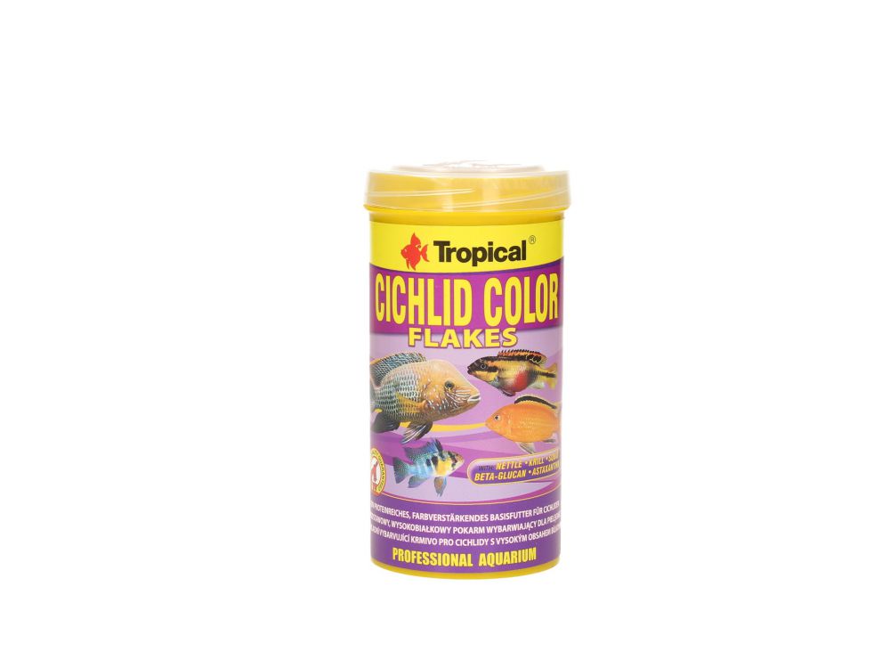 TROPICAL CICHLID COLOR FLAKES 250ML  77154