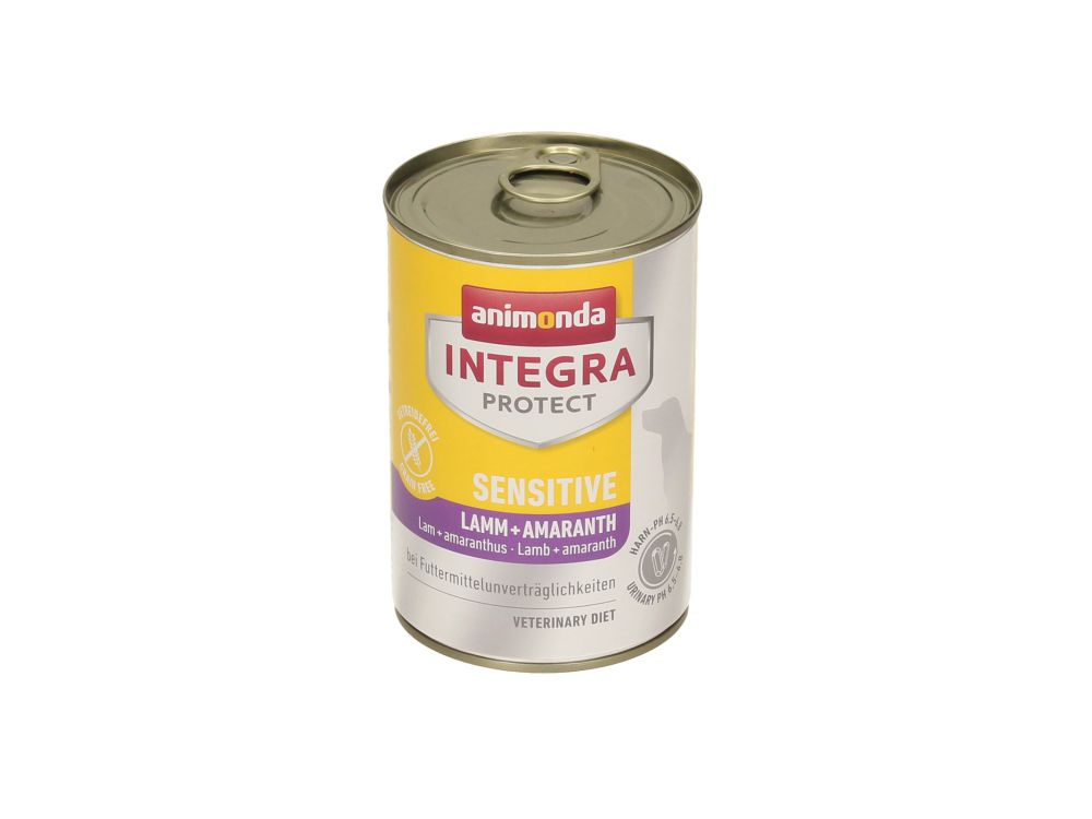 ANIMONDA INTEGRA PROTECT SENSITIVE PUSZKA DLA PSA 400G JAGNIĘCINA/AMARANTUS 86420