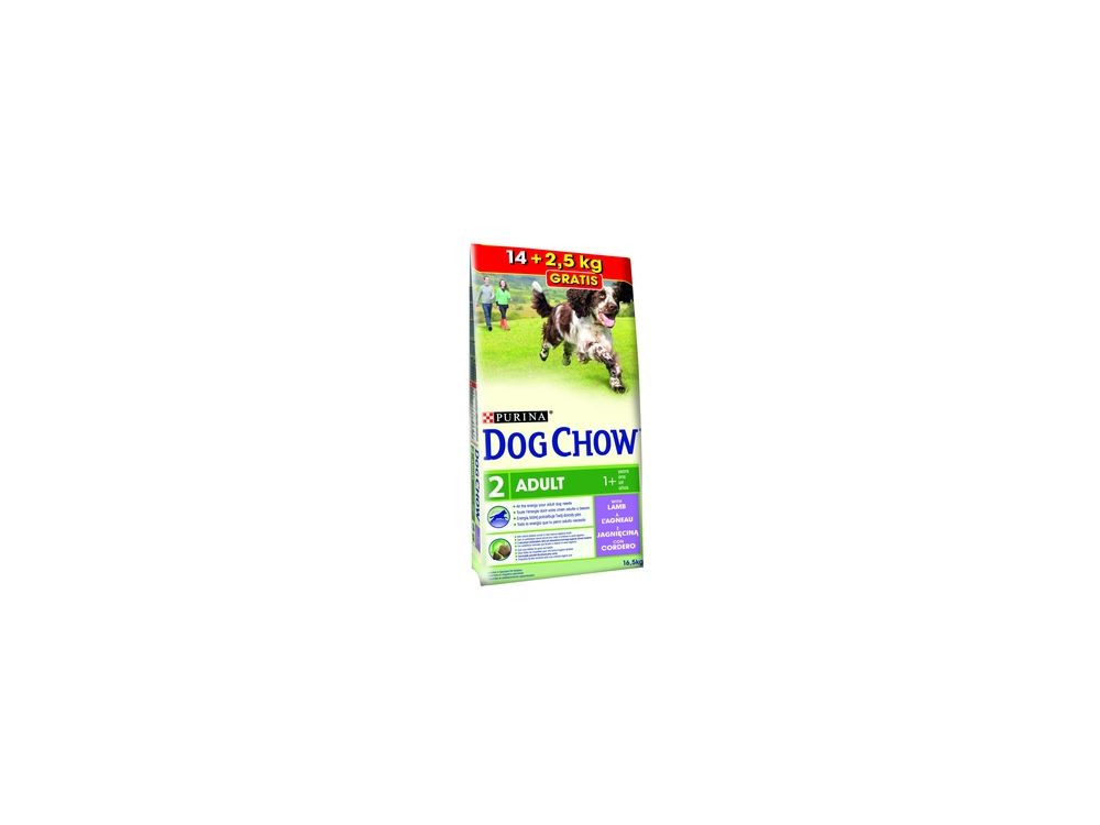 DOG CHOW ADULT JAGNIĘCINA 14 KG + 2,5 KG GRATIS 12609058