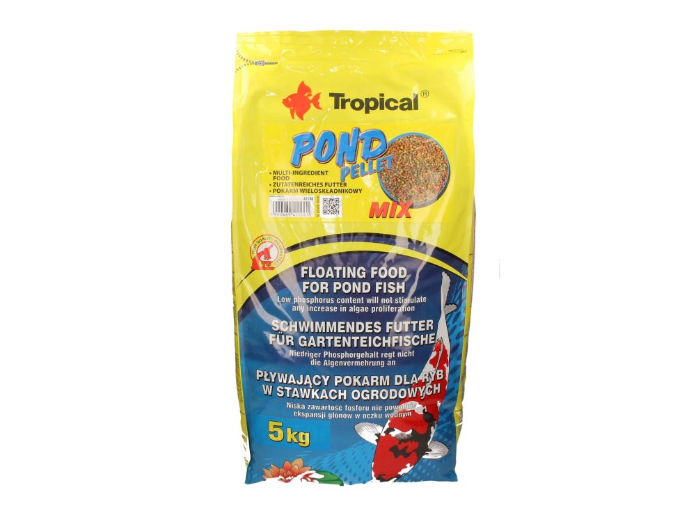 TROPICAL POND PELLET MIX 5KG WOREK  41100