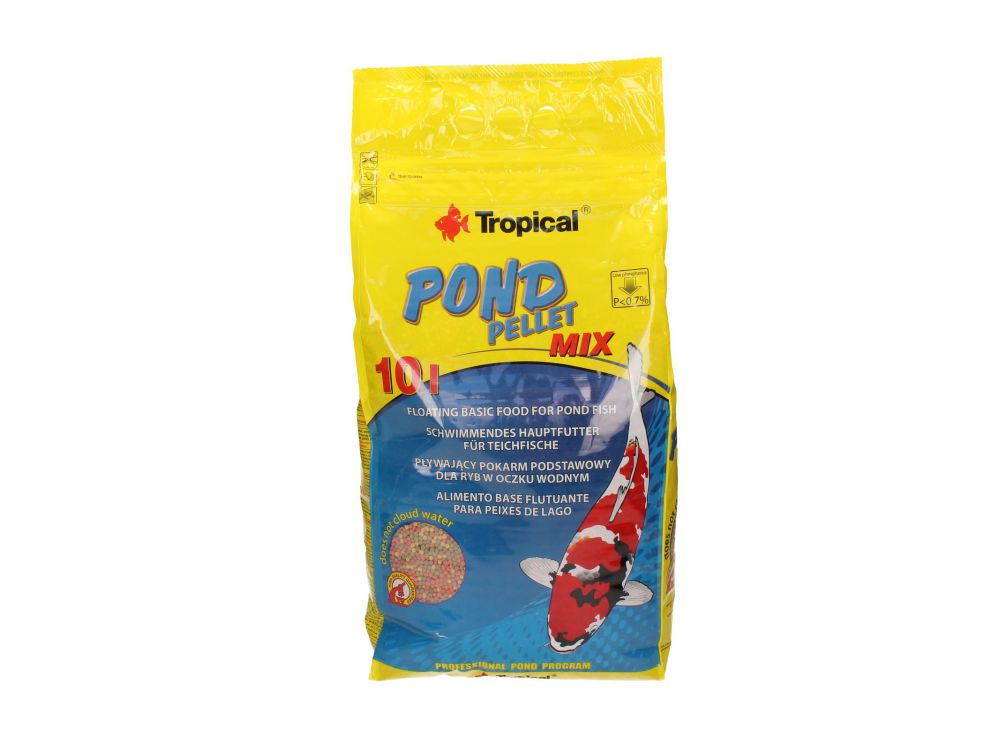 TROPICAL POND PELLET MIX 10L (1,3KG) WOREK  41206