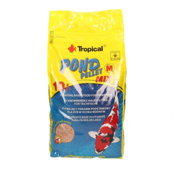 TROPICAL POND PELLET MIX SIZE M 10L (1100G) WOREK  41226