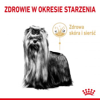 ROYAL CANIN YORKSHIRE TERRIER ADULT KARMA SUCHA DLA PSÓW DOROSŁYCH RASY YORKSHIRE TERRIER, POWYŻEJ 8 ROKU ŻYCIA 3 KG