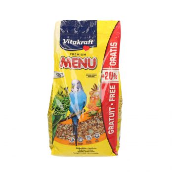 VITAKRAFT MENU VITAL KARMA DLA PAPUŻKI FALISTEJ 1 KG + 20% GRATIS 26674