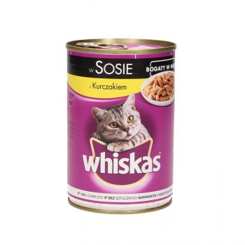 WHISKAS PUSZKA KURCZAK W SOSIE 400 G