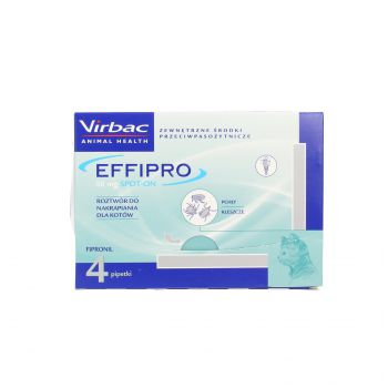 EFFIPRO    KOT  4 X 0,5ML  SPOT-ON  ROZTWÓR DO NAKRAPIANIA